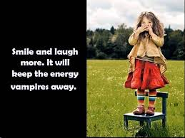 Smile and laugh more.